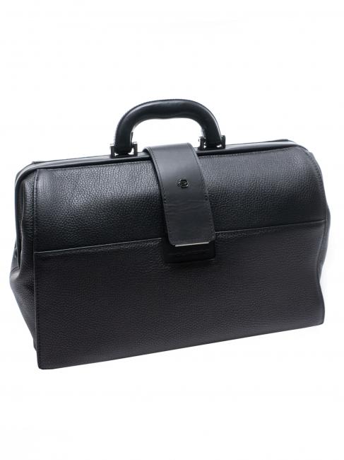 ILI Mallette m&eacute;decin en cuir Noir - Porte Documents Travail