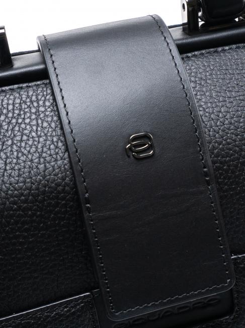 ILI Mallette m&eacute;decin en cuir Noir - Porte Documents Travail
