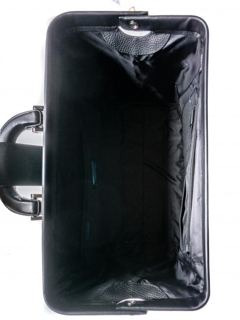 ILI Mallette m&eacute;decin en cuir Noir - Porte Documents Travail