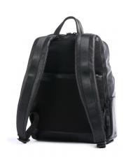 PIQUADRO HARPER Sac à dos pour ordinateur portable 14 ", en cuir Noir - Sacs à dos pour ordinateur portable - 2