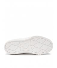 TWINSET Sneaker alta in pelle con inserti zebrati  z&egrave;bre blanc / poilu - Chaussures Femme - 6