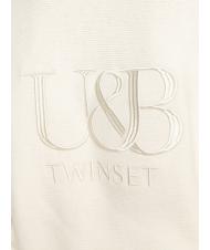 TWINSET U&B  Surv&ecirc;tement avec capuche et jogging Ivoire - Costumes de sport pour femmes - 4