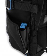 PIQUADRO RYAN Sac &agrave; dos pour ordinateur portable 15,6", en tissu recycl&eacute; Noir - Sacs &agrave; dos pour ordinateur portable - 3