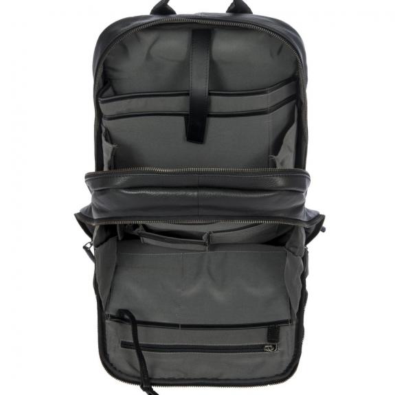 TORINO Sac &agrave; dos pour ordinateur portable 13", en cuir Noir - Sacs &agrave; dos pour ordinateur portable