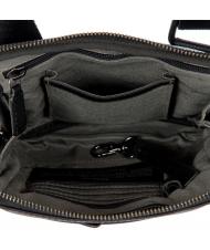 BRIC&rsquo;S TORINO Sac plat en cuir Noir - Sacs en Bandouli&egrave;res pour Homme - 4
