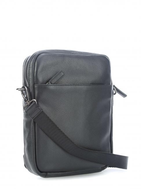 TORINO Sac bandouli&egrave;re en cuir Noir - Sacs en Bandouli&egrave;res pour Homme