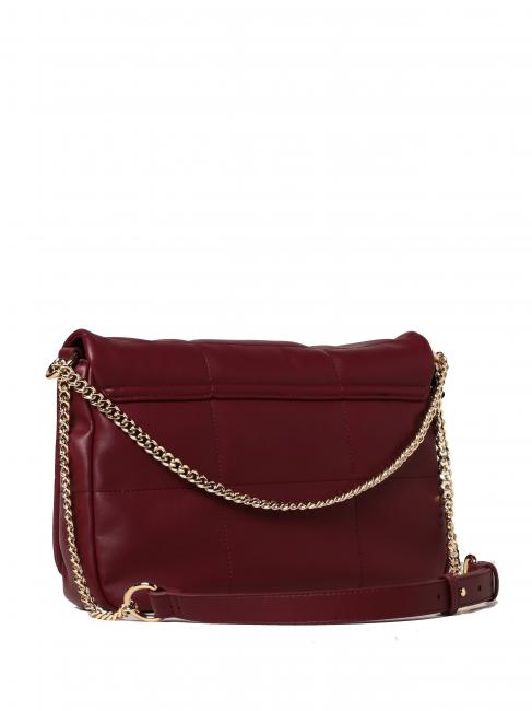 Mini bag a tracolla trapuntata  framboise noire - Sacs pour Femme