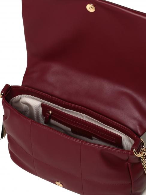 Mini bag a tracolla trapuntata  framboise noire - Sacs pour Femme