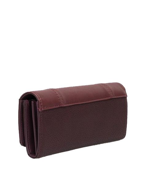 Portafoglio grande con patta  framboise noire - Portefeuilles Femme