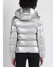 CIESSE AFRA Doudoune &agrave; capuche amovible perle argent / gris argent - Doudounes femme - 4