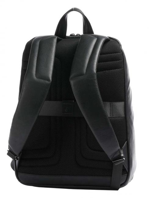 W103 Sac &agrave; dos en cuir, support pc 15,6" Noir - Sacs &agrave; dos pour ordinateur portable