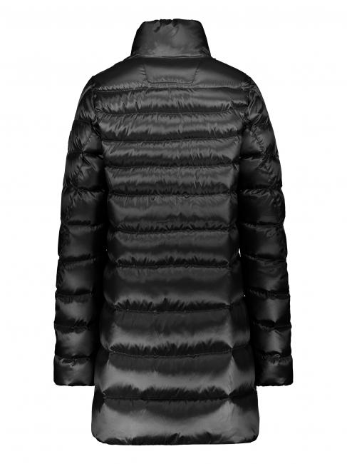 NOELA Doudoune longue matelass&eacute;e asphalte / perle noircie - Doudounes femme