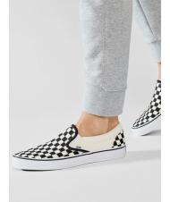 VANS CLASSIC classic slip-on CLASSIQUE à enfiler pour femme noir et blanc - Chaussures unisexe - 9