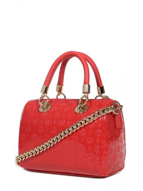  HERITAGE VERNICE Mini sac bowling avec bandouli&egrave;re rouge - Sacs pour Femme