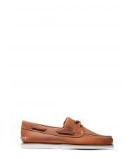 TIMBERLAND Classic Boat 2 Eye Chaussures bateau en cuir chamois &agrave; l'abricot - Chaussures Homme - 2