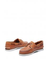 TIMBERLAND Classic Boat 2 Eye Chaussures bateau en cuir chamois &agrave; l'abricot - Chaussures Homme - 3