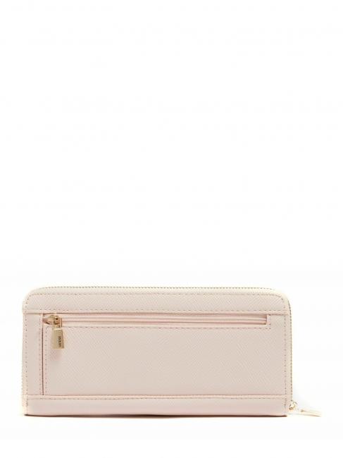 LAUREL Portefeuille zipp&eacute; rose clair - Portefeuilles Femme