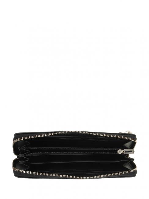 LAUREL Portefeuille zipp&eacute; NOIR - Portefeuilles Femme