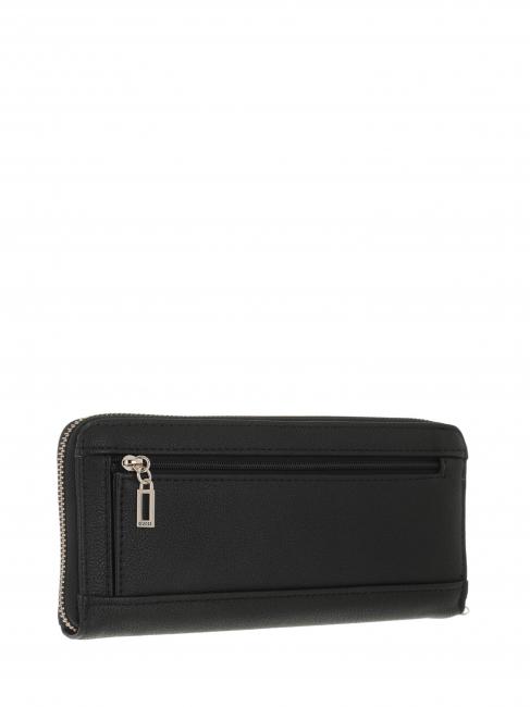 LAUREL Portefeuille zipp&eacute; NOIR - Portefeuilles Femme