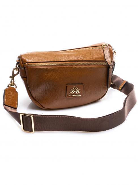 HERITAGE  Sac &agrave; bandouli&egrave;re en cuir bronzage - Sacs pour Femme