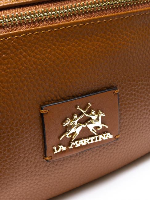 HERITAGE  Sac &agrave; bandouli&egrave;re en cuir bronzage - Sacs pour Femme