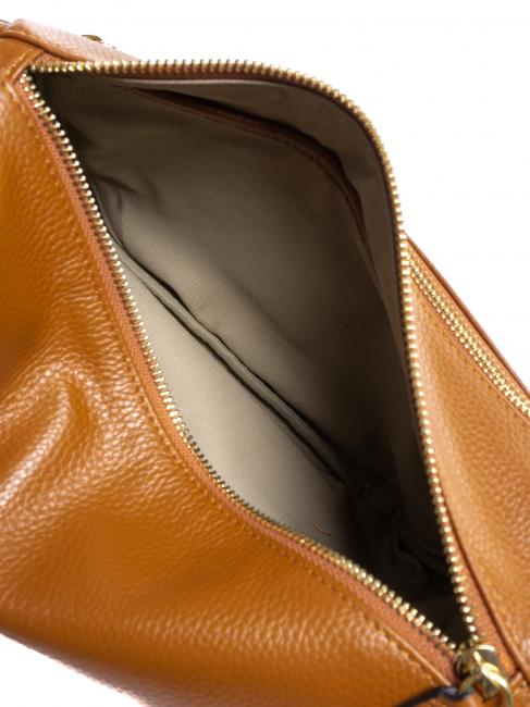 HERITAGE  Sac &agrave; bandouli&egrave;re en cuir bronzage - Sacs pour Femme