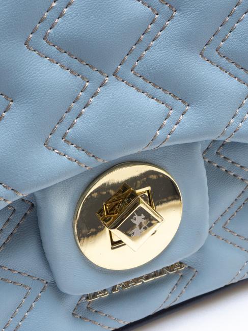 BRIANA Mini sac matelass&eacute; avec bandouli&egrave;re bleu clair - Sacs pour Femme