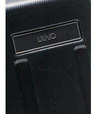 LIUJO NEW TRIP Chariot &agrave; bagages &agrave; main noir - Valises cabine - 7