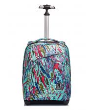 INVICTA BENIN ABSTRACT JUNGLE Sac &agrave; dos &agrave; roulettes jungle abstraite aqua - Sacs &agrave; dos &agrave; roulettes - 6