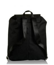 INVICTA ALPINO SOLID RECYCLED Sac &agrave; dos en polyester recycl&eacute; Noir - Sacs &agrave; dos pour l'&Eacute;cole & les Loisirs - 4