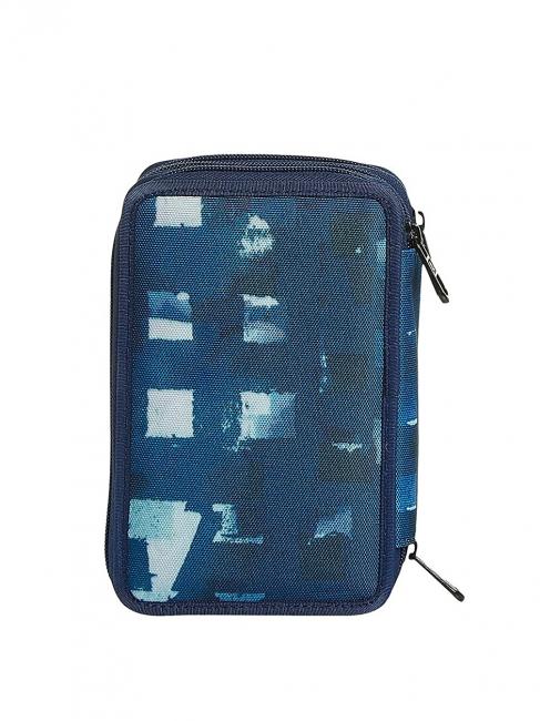 Astuccio 3 zip Kit avec tout pour l'&eacute;cole ! grillenuancesbleu - &Eacute;tuis et Accessoires