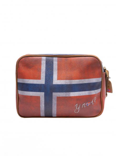 FLAG VINTAGE Sac reporter à bandoulière avec poche Norvège - Sacs pour Femme