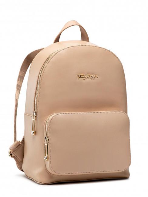 ICONIC TOMMY  Sac &agrave; dos beige - Sacs pour Femme