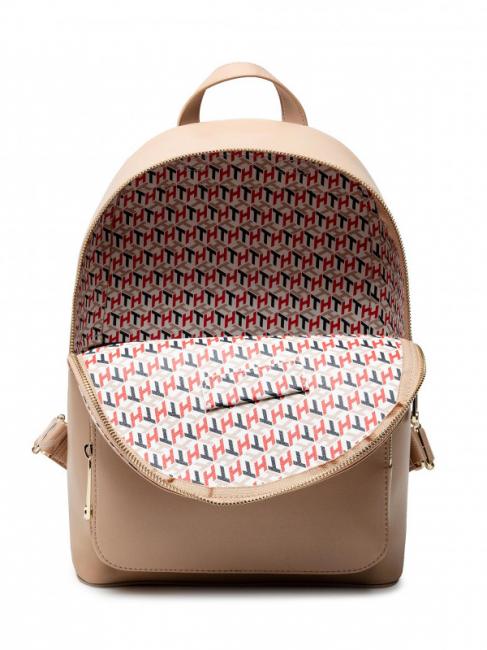 ICONIC TOMMY  Sac &agrave; dos beige - Sacs pour Femme