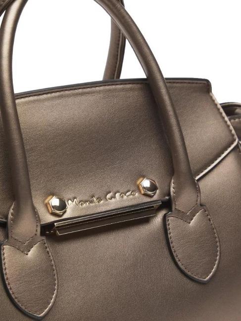 LIKO M Sac &agrave; main avec bandouli&egrave;re bronze - Sacs pour Femme