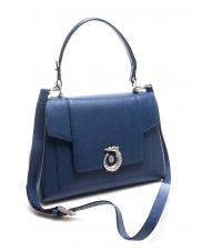 TRUSSARDI Borsa a cartelletta con tracolla  bleu arge inv - Sacs pour Femme - 2