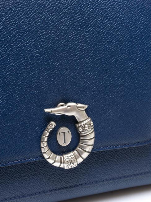 Borsa a cartelletta con tracolla  bleu arge inv - Sacs pour Femme