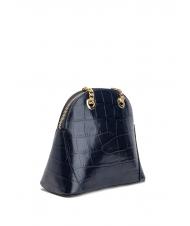 TOSCA BLU TIC-TAC Sac bandouli&egrave;re MIni en cuir imprim&eacute; crocodile bleu - Sacs pour Femme - 2