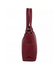 TOSCA BLU SOTTOBOSCO Sac &agrave; bandouli&egrave;re en cuir avec bandouli&egrave;re rouge fonc&eacute; - Sacs pour Femme - 3