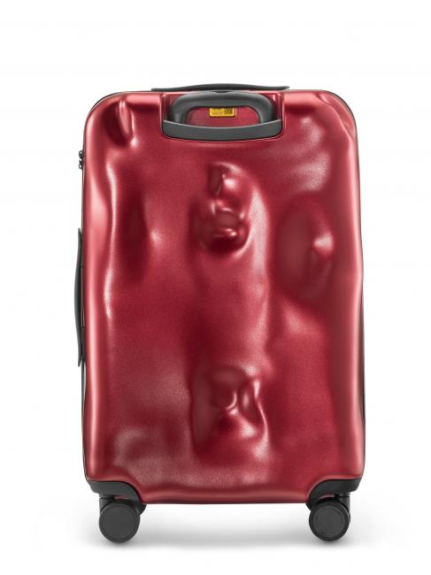 ICON Chariot de taille moyenne m&eacute;tal rouge - Valises Rigides