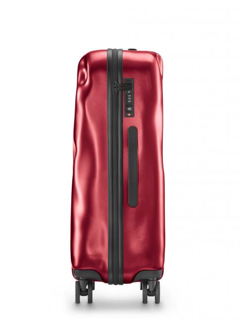 ICON Chariot de taille moyenne m&eacute;tal rouge - Valises Rigides
