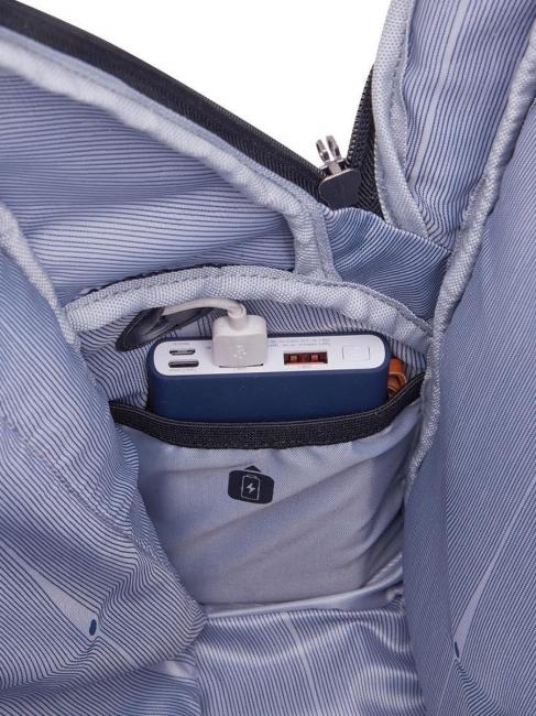 PARVIS PLUS Sac à dos étanche avec deux compartiments, support pc 15,6" GRIS - Sacs à dos pour ordinateur portable