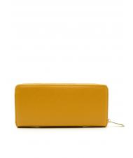 ROCCOBAROCCO AGATA Grand portefeuille zipp&eacute; Jaune - Portefeuilles Femme - 4