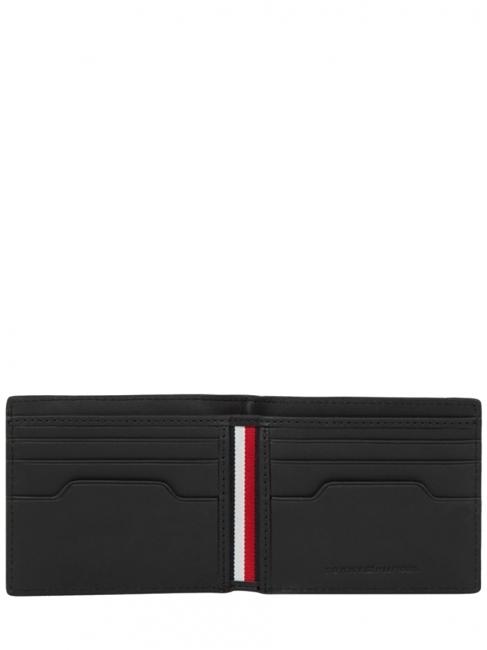 TH COMMUTER Porte-feuille en cuire le noir - Portefeuilles Homme