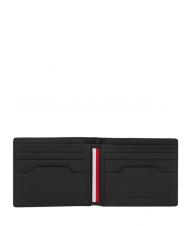 TOMMY HILFIGER TH COMMUTER Porte-feuille en cuire le noir - Portefeuilles Homme - 2