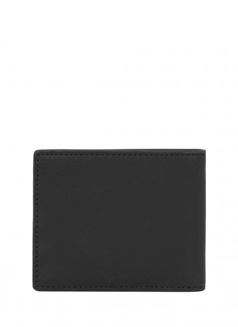 TH COMMUTER Porte-feuille en cuire le noir - Portefeuilles Homme