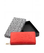 ROCCOBAROCCO MOLLY Grand portefeuille zipp&eacute; rouge - Portefeuilles Femme - 5