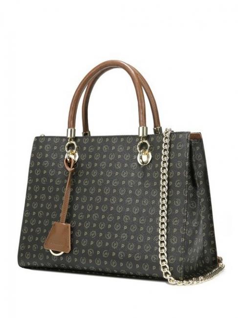 Tapiro Sac à main bandoulière brun noir - Sacs pour Femme