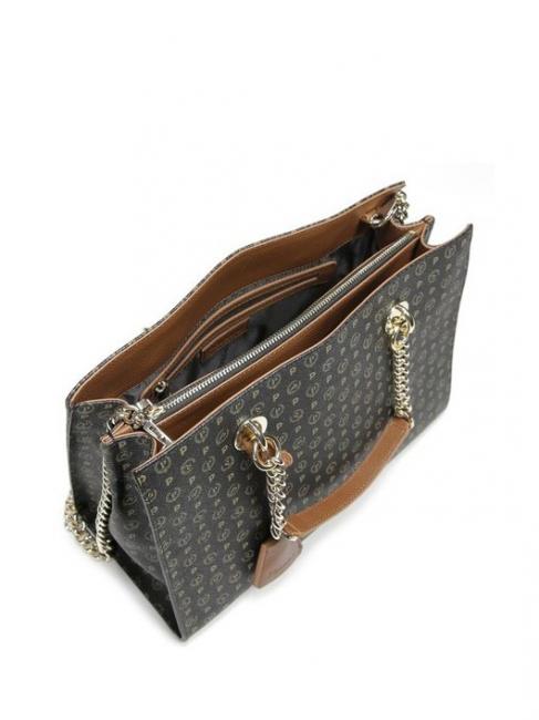 Tapiro Sac à main bandoulière brun noir - Sacs pour Femme