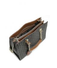 POLLINI Tapiro Sac à main bandoulière brun noir - Sacs pour Femme - 3